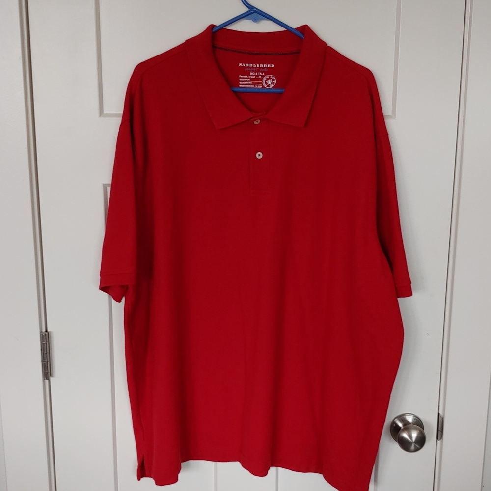 Saddlebred Vibrant Red Polo Shirt
